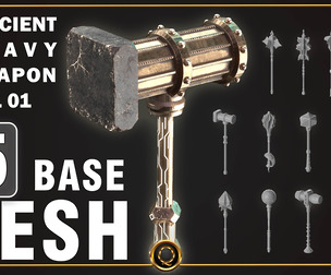 Weapon base mesh vol 01