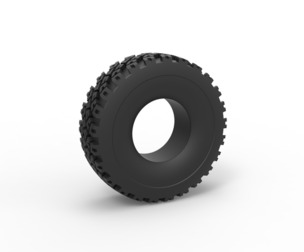 Offroad tire 68 Scale 1:25