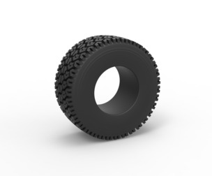 Offroad tire 72 Scale 1:25
