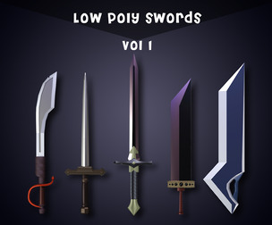 Low poly Swords (Vol1)