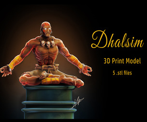 Dhalsim - 3D Print Model