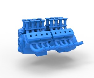 Engine 2 V8 Version 4 Scale 1:25