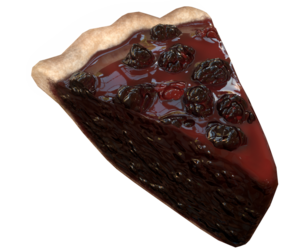 BlackGrassberryPiePiece