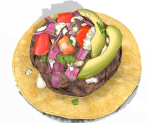 BlackBeanTostada