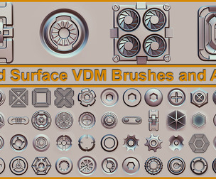 Hard Surface VDM Brushes and Alpha Vol 1