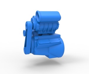 Engine for Hot rod Version 3 Scale 1:25