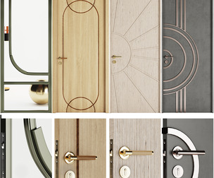 Set Modern Door 05