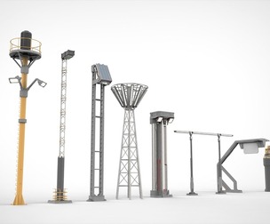 Sci fi street lighting 13