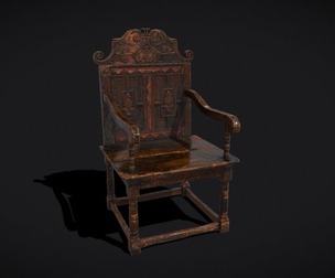 Antique Carved Chair