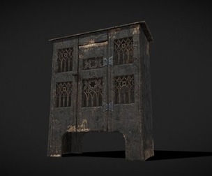 Small Gothic Cabinet
