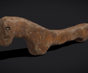 Old Medieval Horse Toy