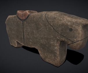 Medieval Wooden Horse Toy