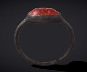 Viking Garnet Ring