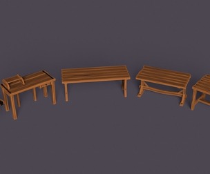 Stylized Medieval Table Pack
