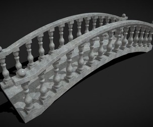 Stone Curved Bridge