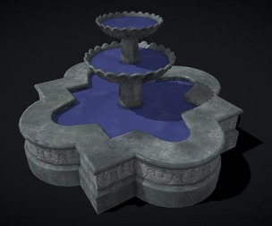 Quatrefoil Multi Level Fountain