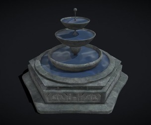 Hexagon Multi Level Fountain