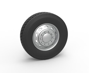 10 Triangular Hole Front wheel V2 Scale 1 to 25