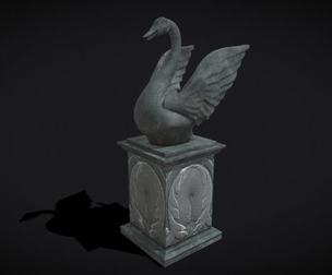 Swan Statue