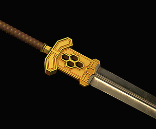Dwarven golden greatsword