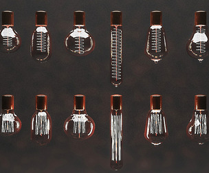 3D Filament Bulbs 3D model