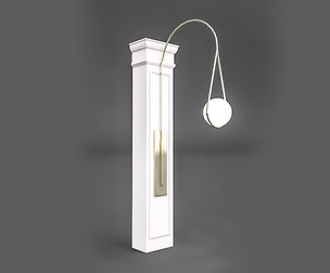 Column and Decorative Lamp model