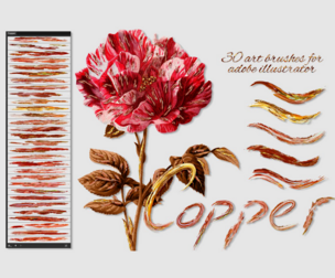 Copper Illustrator Brushes