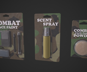 Camouflage Face Paint Kit