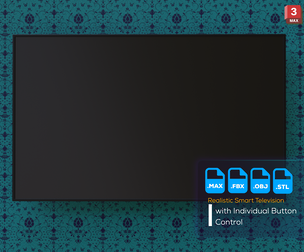 Smart TV 3d model