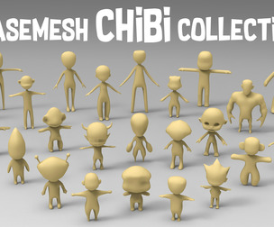 25 Basemesh chibi collection 2