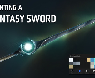 Painting a Fantasy Sword (Brushset Included!)