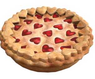 PieStrawberryHeart