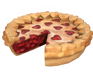 PieStrawberryHeartChart