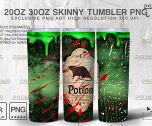 20oz Spooky Potion Skinny Tumbler