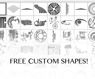 FREE Custom Shapes!