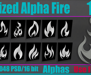 Stylized Alpha Fire