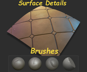 Zbrush Brushes - Surface Brushes