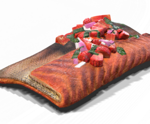 SalmonStrawberryBasil