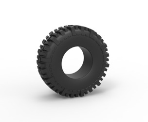 Offroad tire 74 Scale 1:25