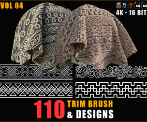 110 Trim Brushes & Designs(RollBrush-Fill)-V04