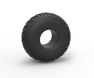 Low pressure tire 10 Scale 1:25