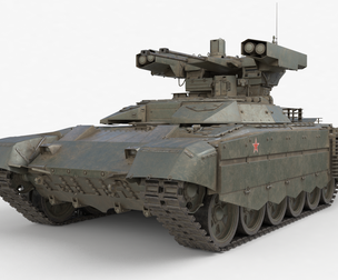 Tank Terminator BMPT 72 Green Dirty