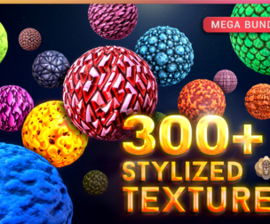 300+ Hand Painted Textures - Mega Bundle Part 1