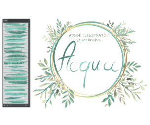 Acqua Illustrator Brushes