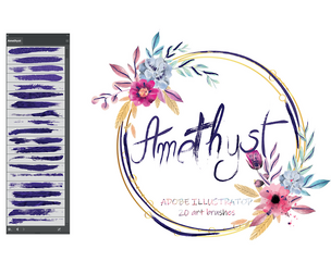 Amethyst Illustrator Brushes