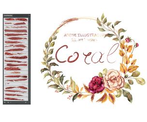 Coral Illustrator Brushes