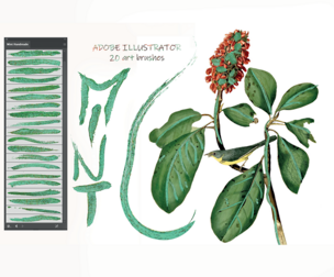 Mint Illustrator Brushes