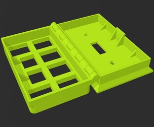 Light Switch Cover Plate Guard Box Hollow
