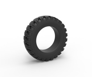 Offroad tire 76 Scale 1:25