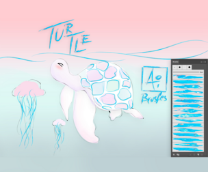 Turtle Illustrator Brushes